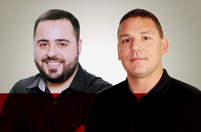 Ricardo Ventura e Gabriel Diederichsen