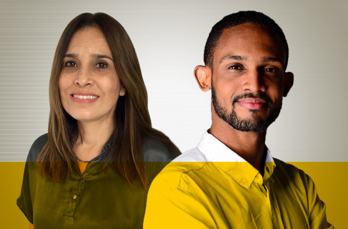 Ana Marcia Lopes e Cláudio Vinícius
