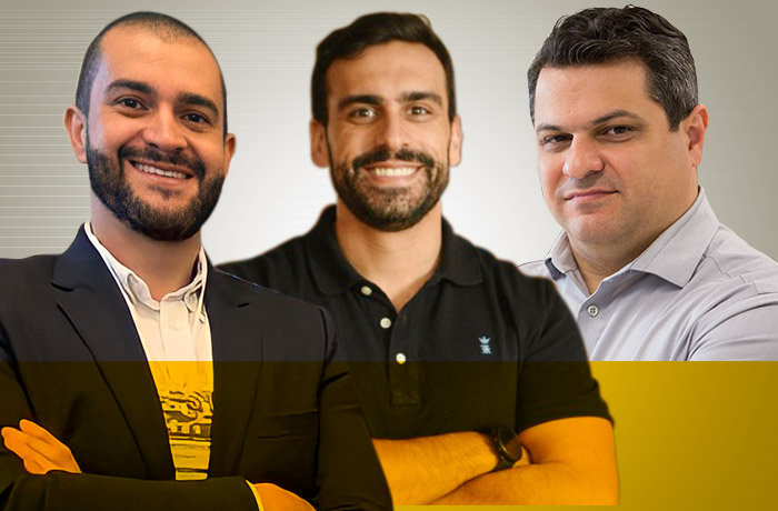 Fábio Bittencourt, Cristiano Mineiro e Fabrício Lira