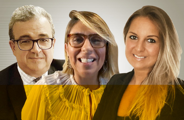 Sylvio Netto, Eliza Santos e Alessandra Agostini