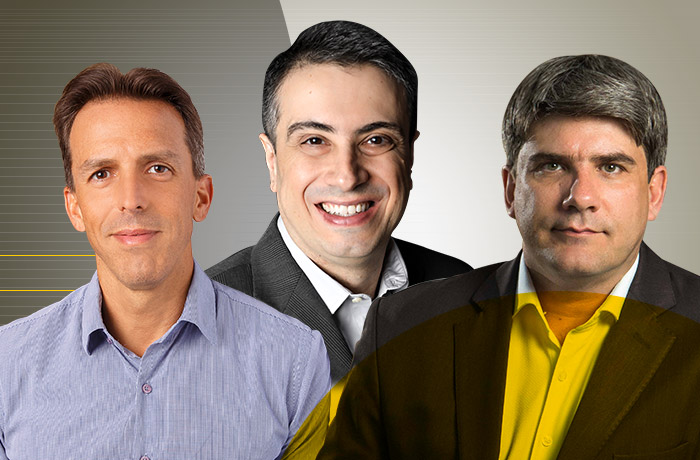 Alexandre Fontes, Mauricio Castro e Raul Moreira