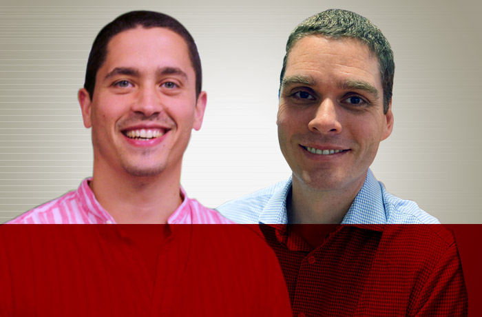 Diogo Silva, executivo sênior de contas da Pipedrive, e Fabio Boucinhas, CEO da Home Agent