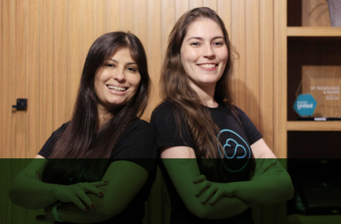 Carine Hinz e Danieli Soares