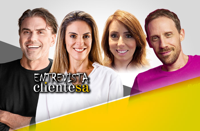 Luciano Deos, Juliana Saab, Isabela Almeida e Danilo Lima