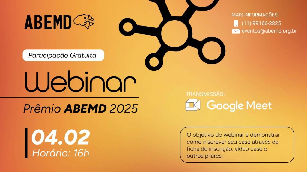 Prêmio ABEMD 2025: Participe do Webinar e Tire suas Dúvidas!