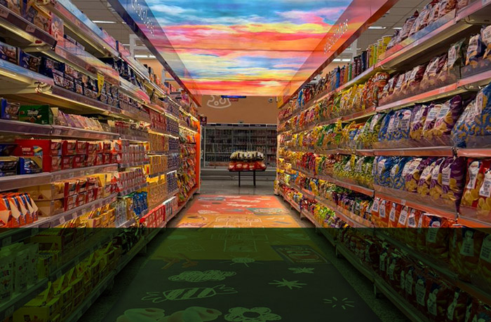 Lopes Supermercados inaugura corredor com experiência sensorial